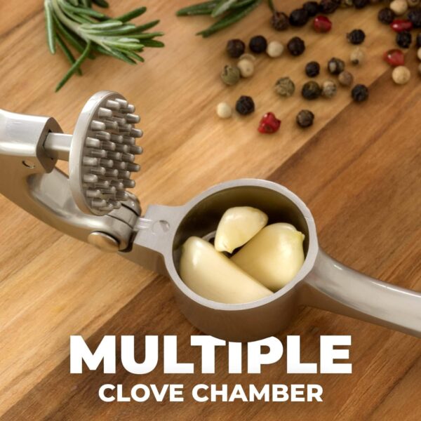 Premium Garlic Press Set – Rust-Proof & Dishwasher Safe - Image 3