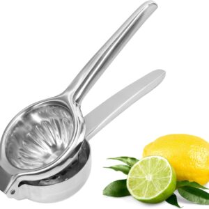 Steel Lemon Squeezer – Premium Extra-Large Solid Metal Bowl for Effortless Juice Extractio